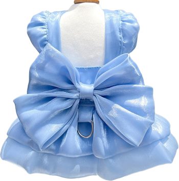 Dog Dress for Small Girl Dogs Cat Dresses for Cats Only Pink Pet Dresses with Bow Decor Cute Summer Girl Dog Skirts,Sleeveless Small Chihuahua Yorkie Clothes