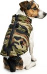 Dog Winter Jacket Camo Waterproof Coat Dog Camouflage Costume for Small Dogs, Small, Army Green